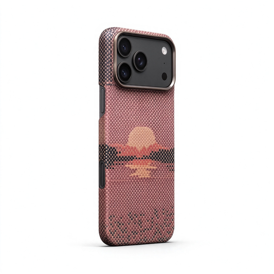 SunAram Dot Pixel Dusk Aramid Fiber Magnetic Case for iPhone 18 Pro Max
