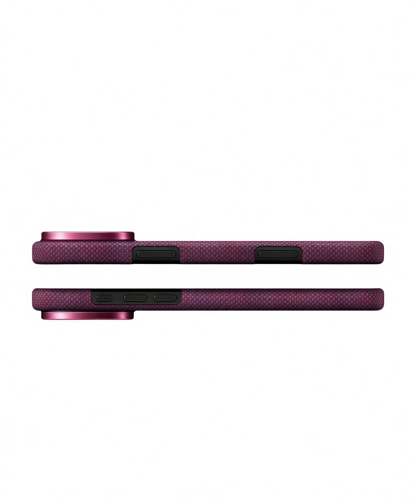 SunAram Twill Merlot Aramid Fiber Magnetic Case for iPhone 18 Pro / iPhone 18 Pro Max