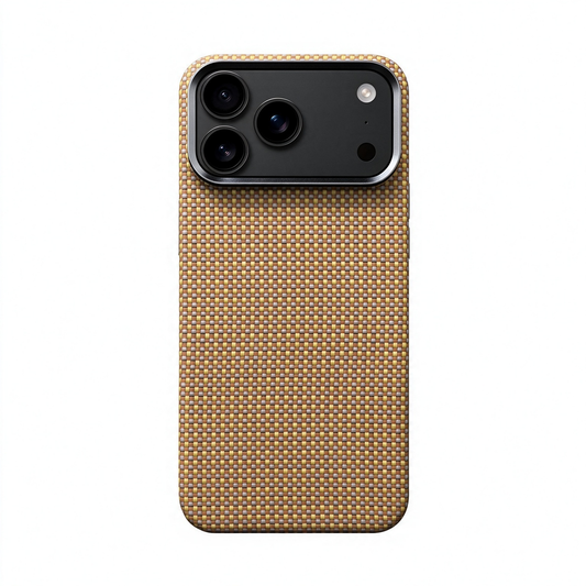 SunAram Sand Woven Microgrid Aramid Fiber Magnetic Case for iPhone 17 Pro Max
