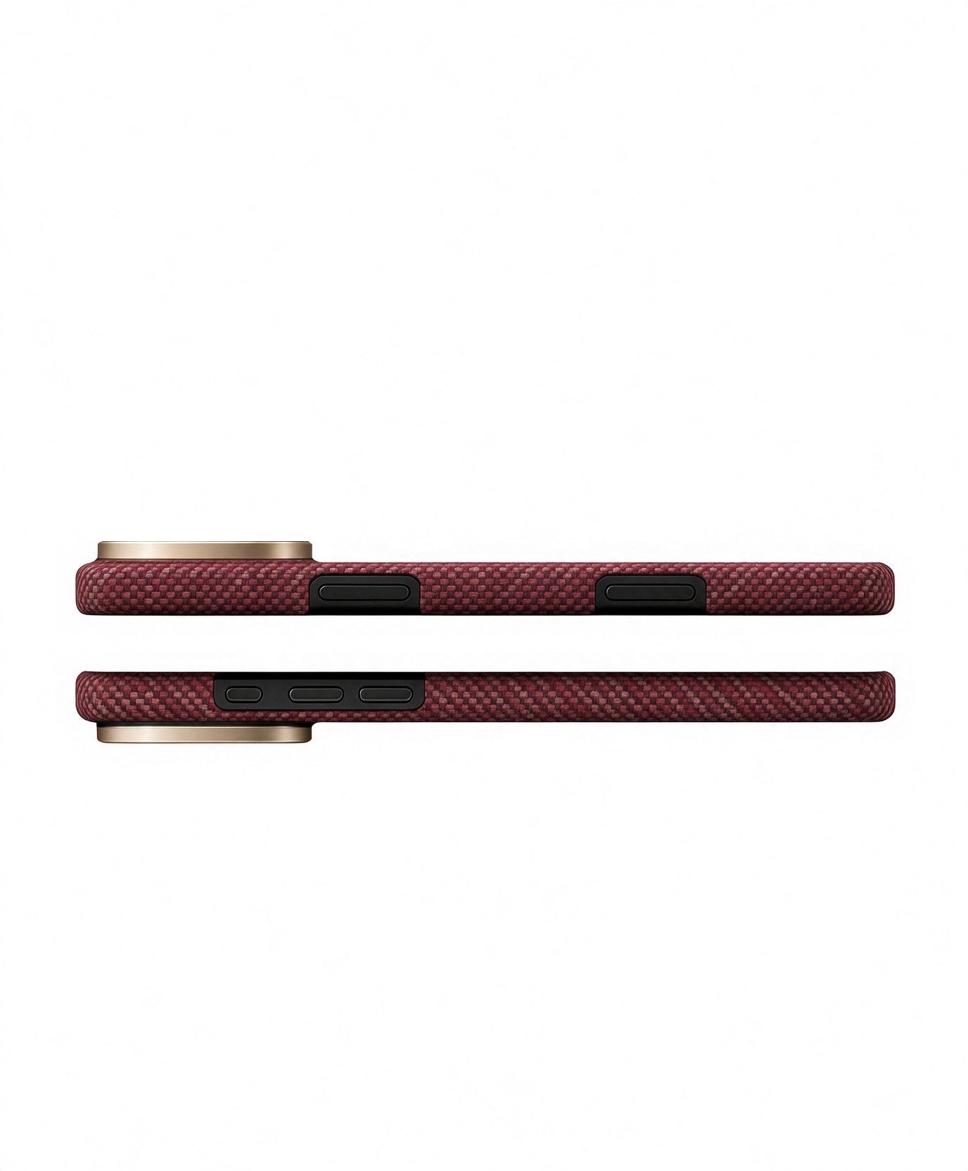 SunAram Twill Merlot Aramid Fiber Magnetic Case for iPhone 18 Pro Max