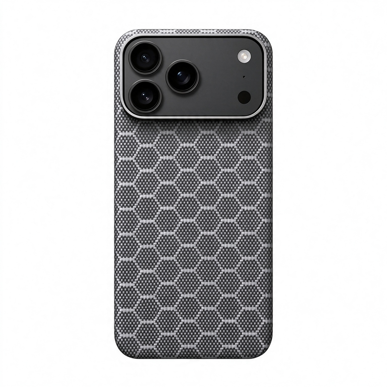 SunAram Honeycomb Weave Aramid Fiber Magnetic Case for iPhone 18 Pro Max