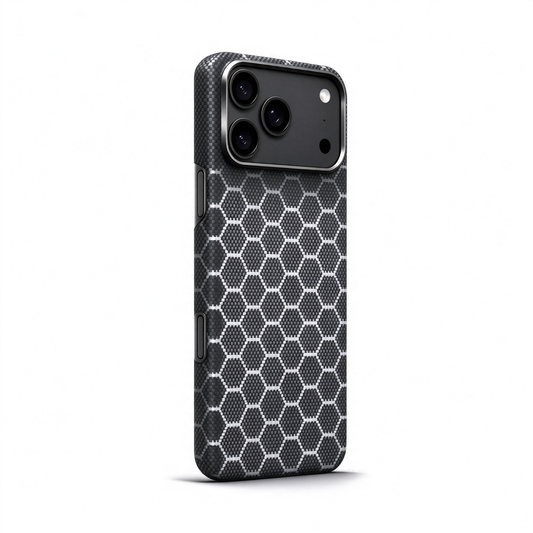 SunAram Honeycomb Weave Aramid Fiber Magnetic Case for iPhone 18 Pro Max