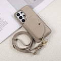 Sunyi Fashion Wallet Phone Case with Mirror & Crossbody Strap, PU Leather Card Holder Case for Samsung Galaxy S26/S25/S24 Series