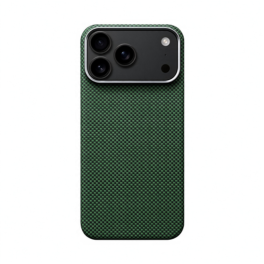 SunAram Forest Micro Weave Aramid Fiber Magnetic Case for iPhone 17 Pro Max