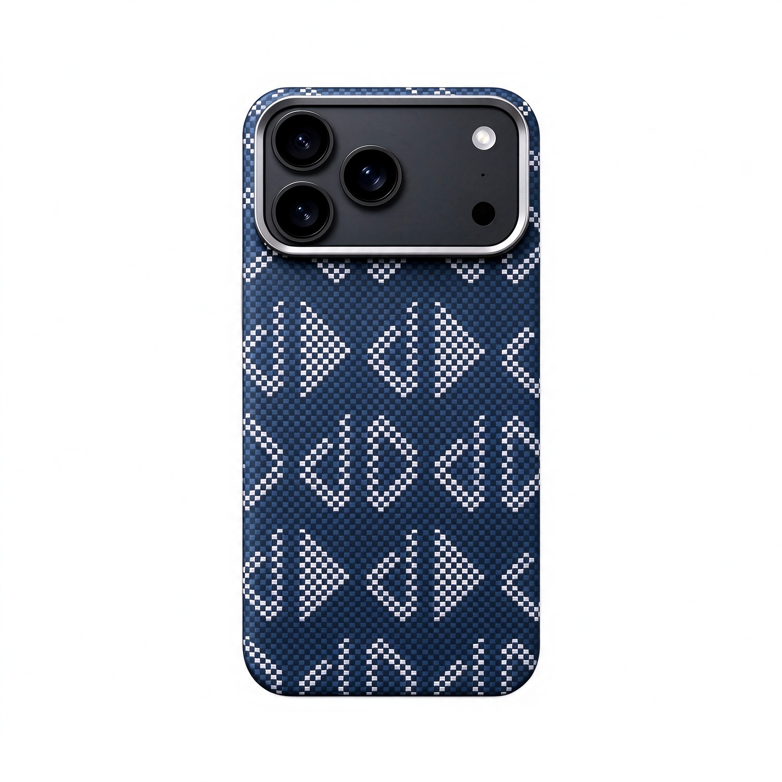 SunAram Dot Stack Symbols Aramid Fiber Magnetic Case for iPhone 18 Pro Max