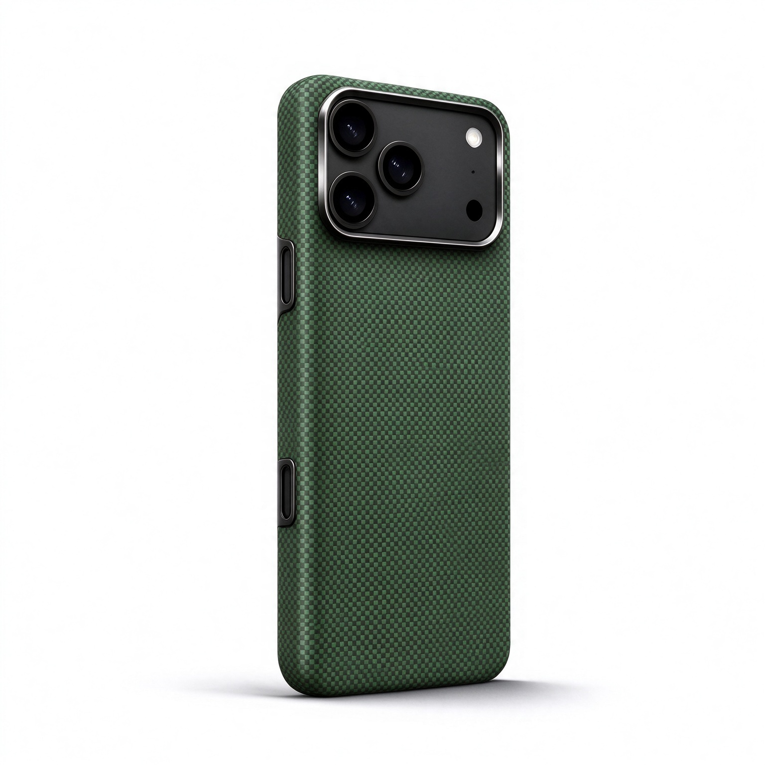 SunAram Forest Micro Weave Aramid Fiber Magnetic Case for iPhone 17 Pro Max